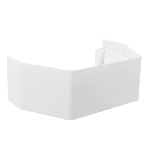 DECOMELODY PVC Dachrinnensystem Gutter Connector Regenrinnenverbindung Langlebig Dicht für Dachentwässerung Robust für Hausdach Ablaufsystem von DECOMELODY