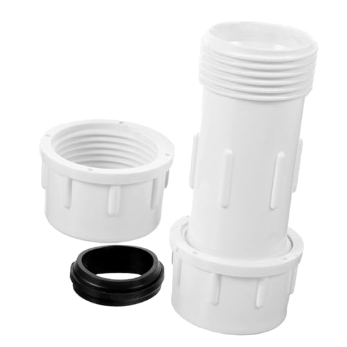 DECOMELODY PVC Schnellkupplung Wasseranschluss Weiß Langlebiger Fitting für Gartenschlauch Pool Schlauchverbinder und Kaltwasserleitungen Leichter Robuster Pvc adapter für Einfache von DECOMELODY