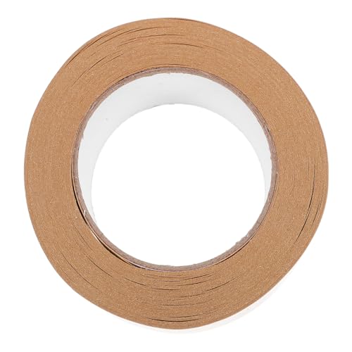 DECOMELODY Papierklebeband Hochklebend Verpackungsband Stark Für Umzug Kartonversand Zerbrechliche Gegenstände Verpackung Nachhaltig Reißfest Einfach Abreißbar von DECOMELODY