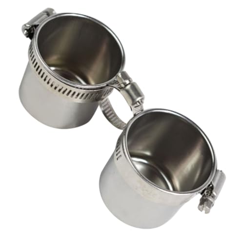 DECOMELODY Parrot Futterhalter Futterbehälter mit Ständer Langlebig Sicher Praktisch für Wellensittiche und Papageien Verhindert Futterverschwendung Einfach zu Reinigen Verwenden DECOMELODY Parrot Futterhalter Futterbehälter mit Ständer Langlebig Sicher Praktisch für Wellensittiche und Papageien Verhindert Futterverschwendung Einfach zu Reinigen Verwenden von DECOMELODY