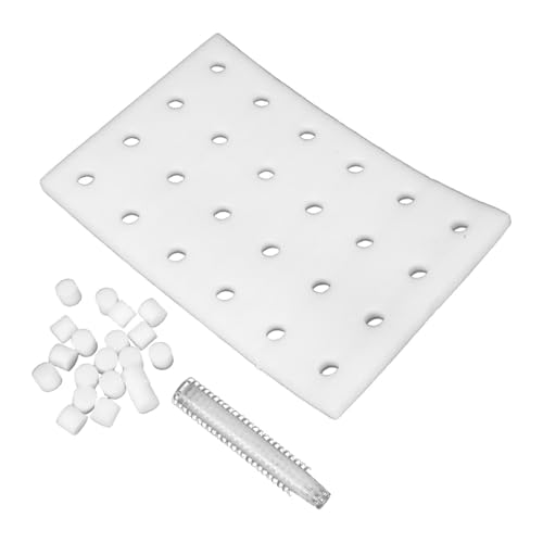 DECOMELODY 24löcher Hydroponic Schwämme Für Pflanzschalen Schwimmende Gartenschalen Mit Zylindrischen Schwammbechern Aus Hochwertigem Material Geeignet Für Gewächshäuser Und von DECOMELODY