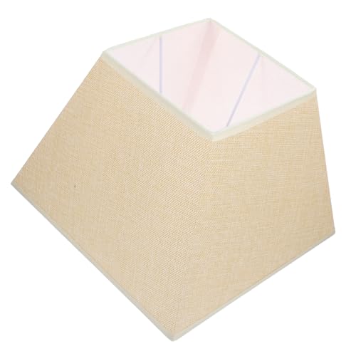 DECOMELODY Quadratischer Leinen Stoff Lampenschirm Langlebig und Sicher Geeignet für Tisch Stehlampen Warmes Licht für Schlafzimmer und Wohnzimmer Ersatz Lampenschirm Zubehör in Beige DECOMELODY Quadratischer Leinen Stoff Lampenschirm Langlebig und Sicher Geeignet für Tisch Stehlampen Warmes Licht für Schlafzimmer und Wohnzimmer Ersatz Lampenschirm Zubehör in Beige von DECOMELODY