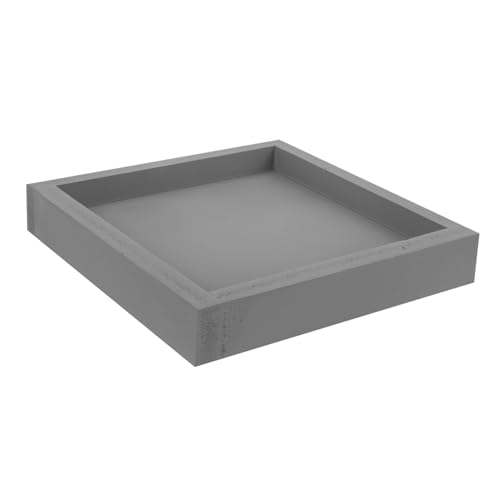 DECOMELODY Rechteckiges Pflanzentablett aus Kunststoff Wasserundurchlässiger Blumentopf untersetzer für Innen Wiederverwendbarer Pflanzenuntersetzer für Bonsai und Sukkulenten Pflegeleicht DECOMELODY Rechteckiges Pflanzentablett aus Kunststoff Wasserundurchlässiger Blumentopf untersetzer für Innen Wiederverwendbarer Pflanzenuntersetzer für Bonsai und Sukkulenten Pflegeleicht von DECOMELODY