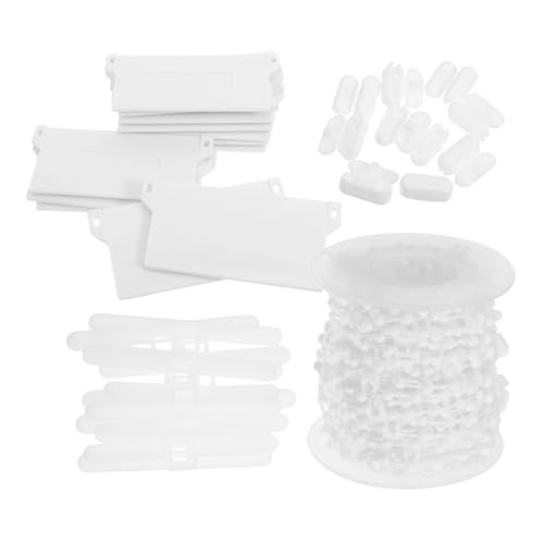 DECOMELODY Reparaturset Vertikaljalousien Kunststoff Ersatzteile für Vertikallamellen und Rollos mit Beschwerungsgewichten und Schnurverbinder Installieren Langlebig und Benutzerfreundlich DECOMELODY Reparaturset Vertikaljalousien Kunststoff Ersatzteile für Vertikallamellen und Rollos mit Beschwerungsgewichten und Schnurverbinder Installieren Langlebig und Benutzerfreundlich von DECOMELODY