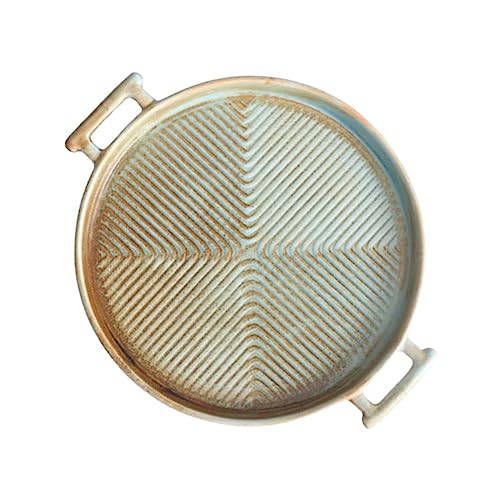 DECOMELODY Retro Keramik Backform Quadratische Double Ear Auflaufform aus Hochwertiger Keramik Ofenfest Rutschfest Leicht zu Reinigen für Steak Western Food und Hotelgebrauch DECOMELODY Retro Keramik Backform Quadratische Double Ear Auflaufform aus Hochwertiger Keramik Ofenfest Rutschfest Leicht zu Reinigen für Steak Western Food und Hotelgebrauch von DECOMELODY