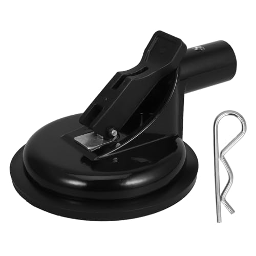 DECOMELODY Robuster Saugnapf Fahnenmast Halterung für Auto und Truck Stabile Befestigung ohne Werkzeug Geeignet für Offroad Camping und Outdoor Leichter Tragbarer Fahnenständer von DECOMELODY