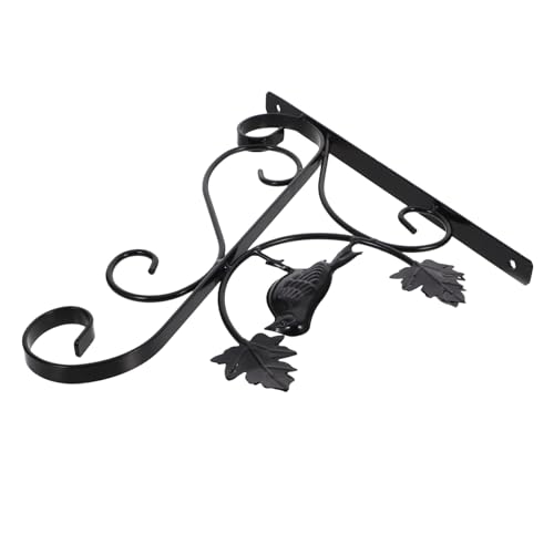 DECOMELODY Robuster Wandhalter Pflanzenhaken Vogel Design Wetterfester Aufhänger für Blumentöpfe und Laternen Stabile Wandhalterung für Garten Balkon Terrasse Einfache Befestigung Tragfähig von DECOMELODY