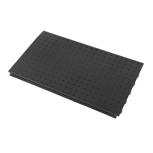 DECOMELODY Robustes Pegboard Panel Wandmontage Werkzeughalter Garage Werkstatt Organizer Ordnungssystem Schwarz Langlebig Platzsparend Leicht zu Reinigen DECOMELODY Robustes Pegboard Panel Wandmontage Werkzeughalter Garage Werkstatt Organizer Ordnungssystem Schwarz Langlebig Platzsparend Leicht zu Reinigen von DECOMELODY