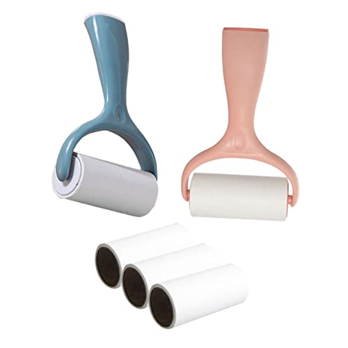DECOMELODY Roller Pet Hair Remover Teilig mit Handgriffen und Praktischer Fusselroller für Kleidung Sofa Bett Leichte Entfernung von Tierhaaren und Fusseln Tragbar und Wiederverwendbar von DECOMELODY