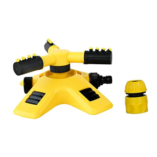 DECOMELODY Rotierender Gartensprinkler Automatische Bewässerung mit Schlauchanschluss Verstellbarer Sprühkopf für Gleichmäßige Beregnung Großer Flächen im Garten und Grünflächen DECOMELODY Rotierender Gartensprinkler Automatische Bewässerung mit Schlauchanschluss Verstellbarer Sprühkopf für Gleichmäßige Beregnung Großer Flächen im Garten und Grünflächen von DECOMELODY