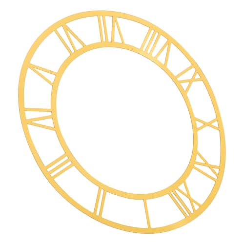 DECOMELODY Runde Acryl Wanduhr mit Römischen Zahlen Rahmenloser Spiegel Wandsticker Selbstklebend für Wohnzimmer Hotel Flur Dekorative Spiegeluhr mit Edlem Design DECOMELODY Runde Acryl Wanduhr mit Römischen Zahlen Rahmenloser Spiegel Wandsticker Selbstklebend für Wohnzimmer Hotel Flur Dekorative Spiegeluhr mit Edlem Design von DECOMELODY