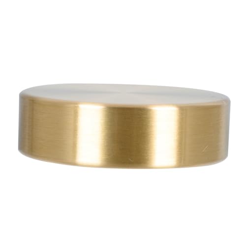 DECOMELODY Rundes Paperweight aus Solidem Messing Glatte Oberfläche Sicher und Langlebig für Chinesische Kalligraphie Malerei und Schreibtisch Praktisches Schreibzubehör von DECOMELODY