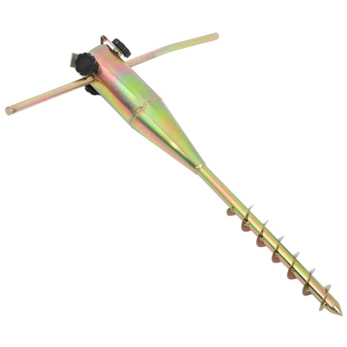 DECOMELODY Sandanker Spiralschirmhalter Strand Sonnenschirm Erdspieß Befestigung Balkon Garten Robust Windfest von DECOMELODY