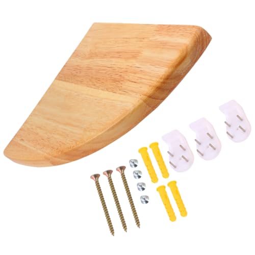 DECOMELODY Schwebendes Eckregal aus Hochwertigem Holz Robust und Verschleißfest Dekoratives Kleines Wandregal für Pflanzen Praktisches Platzsparendes Aufbewahrungselement für Wohnzimmer und DECOMELODY Schwebendes Eckregal aus Hochwertigem Holz Robust und Verschleißfest Dekoratives Kleines Wandregal für Pflanzen Praktisches Platzsparendes Aufbewahrungselement für Wohnzimmer und von DECOMELODY