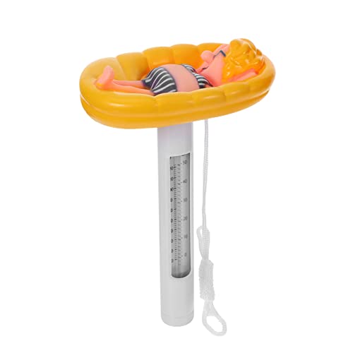 DECOMELODY Schwimmendes Cartoon Wassertemperaturmesser Robustes Poolthermometer mit Kreativen Figuren für Präzise Temperaturmessung Schwimmbad Teich und Badewanne Befestigungsseil DECOMELODY Schwimmendes Cartoon Wassertemperaturmesser Robustes Poolthermometer mit Kreativen Figuren für Präzise Temperaturmessung Schwimmbad Teich und Badewanne Befestigungsseil von DECOMELODY