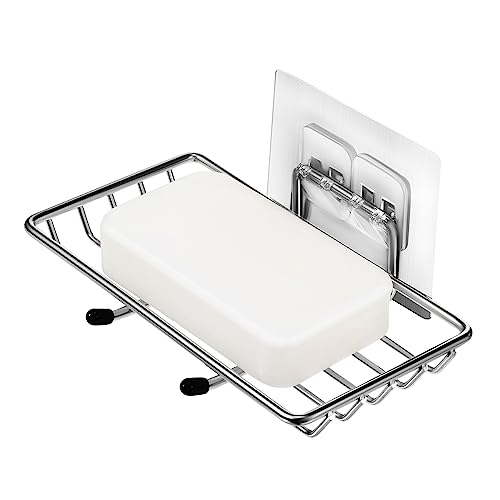 DECOMELODY Seifenhalter ohne Bohren mit Haken Rostfreier Seifenschalenhalter für Dusche Wasserdichter Badablage mit Hervorragender Drainage Vielseitig für Handtücher und Badutensilien DECOMELODY Seifenhalter ohne Bohren mit Haken Rostfreier Seifenschalenhalter für Dusche Wasserdichter Badablage mit Hervorragender Drainage Vielseitig für Handtücher und Badutensilien von DECOMELODY