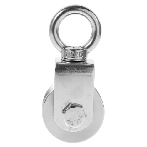 DECOMELODY Seilrolle Umlenkrolle V Pulley Block Tragfähige Drahtseilrolle für und Zuganwendungen mit Robuster und Reibungsarmer Rotation DECOMELODY Seilrolle Umlenkrolle V Pulley Block Tragfähige Drahtseilrolle für und Zuganwendungen mit Robuster und Reibungsarmer Rotation von DECOMELODY