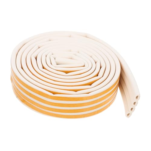 DECOMELODY Selbstklebende Türdichtung D Form Winddicht und Geräuschreduzierend Flexible Türbodendichtung für Innenräume und Wasserabweisend von DECOMELODY