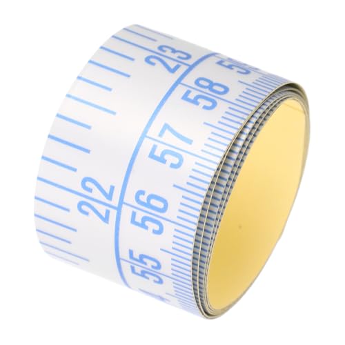 DECOMELODY Selbstklebendes Fischmaßband mit Wasserdichtem Doppelseitigem Maßstab Präzises Fischlineal für Boot Kajak Kühlbox für Angler und Outdoor-aktivitäten von DECOMELODY