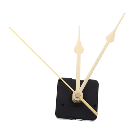 DECOMELODY Silent Quartz Uhrwerk Ersatzset mit Langem Schaft Batteriebetriebenes Uhrwerk für DIY Wanduhren Präziser Geräuscharmer Uhrzeiger Motor Langlebiges Kunststoffgehäuse Durchmesser von DECOMELODY