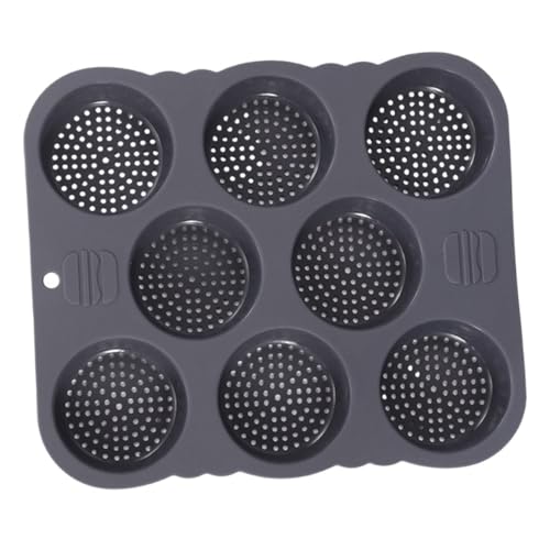 DECOMELODY Silikon Burger Backform Multi grid Antihaft Brot Backblech für Brötchen und Kuchen Vielseitige Wiederverwendbare Backform für Familie Restaurant und Bäckerei von DECOMELODY