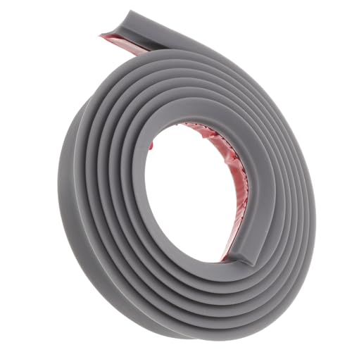 DECOMELODY Silikon Dichtungsstreifen für Bad und Küche Selbstklebend Langlebig Flexible Silikonabdichtung für Spüle Waschbecken Badewanne und Graue Abdichtungsleiste zur Lückenabdeckung von DECOMELODY