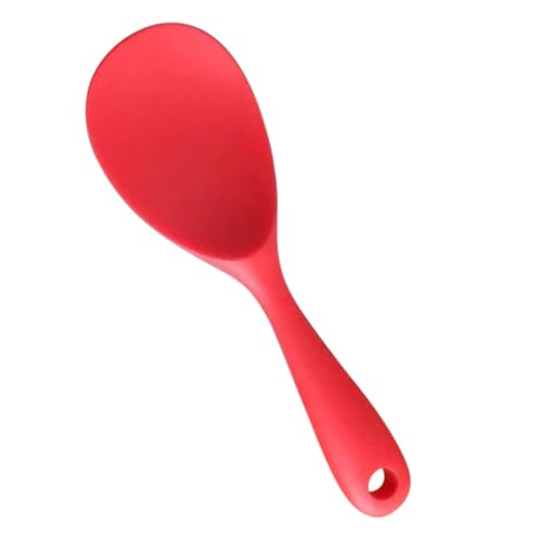 DECOMELODY Silikon Reislöffel Rot mit Antihaftbeschichtung Hitzebeständig und Rutschfest Küchenlöffel für Reis Kochen und Servieren Allzweck Kochhelfer DECOMELODY Silikon Reislöffel Rot mit Antihaftbeschichtung Hitzebeständig und Rutschfest Küchenlöffel für Reis Kochen und Servieren Allzweck Kochhelfer von DECOMELODY