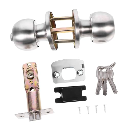 DECOMELODY Spherical Knob Lock für Zimmertüren für Badezimmer Schlafzimmer und Büro Einfache Installation Langlebig und Komfortabel DECOMELODY Spherical Knob Lock für Zimmertüren für Badezimmer Schlafzimmer und Büro Einfache Installation Langlebig und Komfortabel von DECOMELODY