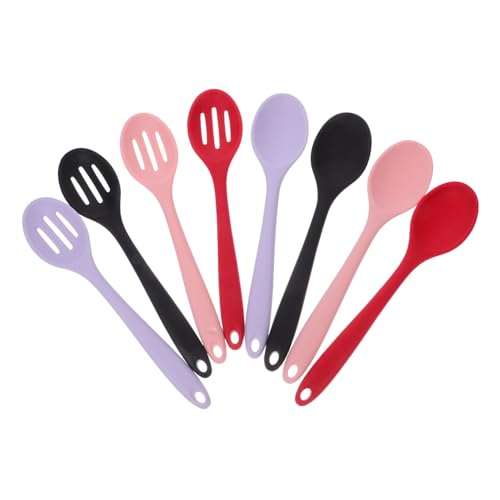 DECOMELODY Teiliges Silikon kochlöffel set mit Schlitzlöffel Hitzebeständig Antihaftbeschichtet Ergonomischer Griff Leicht zu Reinigen Verstauen für Kochen und Servieren Küche DECOMELODY Teiliges Silikon kochlöffel set mit Schlitzlöffel Hitzebeständig Antihaftbeschichtet Ergonomischer Griff Leicht zu Reinigen Verstauen für Kochen und Servieren Küche von DECOMELODY