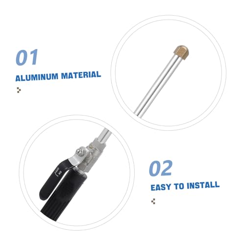 DECOMELODY Tragbarer Hochdruck wasserstrahlreiniger mit Schnellanschluss Ergonomischer Griff Kompakt und Leicht Kompatibel mit Gartenschläuchen für Auto Fenster Außenreinigung von DECOMELODY