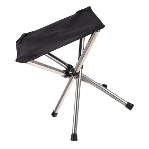 DECOMELODY Tragbarer Klappbarer Angelstuhl aus Edelstahl Leichter Outdoor Campinghocker Faltbarer Sitzhocker für Wandern Angeln Garten und Strand Kompakt und Einfach zu Transportieren DECOMELODY Tragbarer Klappbarer Angelstuhl aus Edelstahl Leichter Outdoor Campinghocker Faltbarer Sitzhocker für Wandern Angeln Garten und Strand Kompakt und Einfach zu Transportieren von DECOMELODY