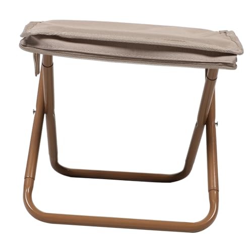 DECOMELODY Tragbarer Klappbarer Sitzhocker mit Fußstütze Faltbarer Outdoor Campingstuhl für Angeln Wandern und Strand Leichter Faltbarer Fußhocker mit Khakifarbenem Transportbeutel DECOMELODY Tragbarer Klappbarer Sitzhocker mit Fußstütze Faltbarer Outdoor Campingstuhl für Angeln Wandern und Strand Leichter Faltbarer Fußhocker mit Khakifarbenem Transportbeutel von DECOMELODY