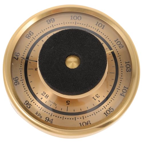 DECOMELODY Tragbares Barometer mit Großem Display Einstellbares Aneroid Luftdruckmessgerät Wettervorhersage Hygrometer und Thermometer Präzise Messung Handlich und Leicht für Innen DECOMELODY Tragbares Barometer mit Großem Display Einstellbares Aneroid Luftdruckmessgerät Wettervorhersage Hygrometer und Thermometer Präzise Messung Handlich und Leicht für Innen von DECOMELODY