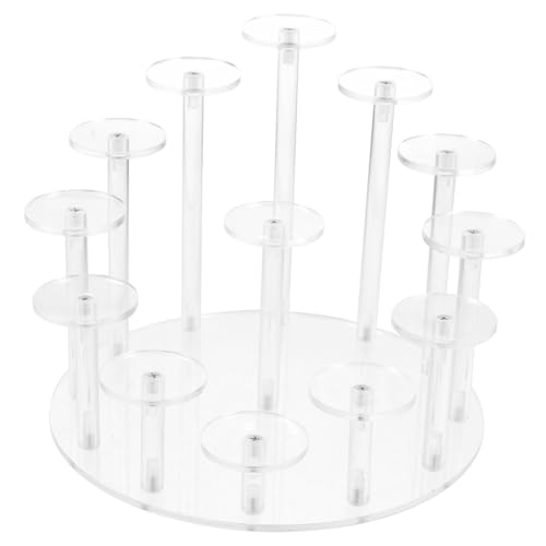 DECOMELODY Transparenter Acryl Display Ständer Slots Schmuck Organizer Vielseitiger Halter für Figuren Sammlerstücke Leichtes Kompaktes Design für Anspruchsvolle Präsentation DECOMELODY Transparenter Acryl Display Ständer Slots Schmuck Organizer Vielseitiger Halter für Figuren Sammlerstücke Leichtes Kompaktes Design für Anspruchsvolle Präsentation von DECOMELODY