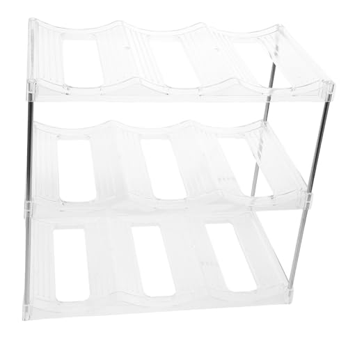 DECOMELODY Transparenter Becherhalter für Küchenregal Arbeitsplatte und Kühlschrank Praktischer Aufbewahrungshelfer für Vielseitige Nutzung DECOMELODY Transparenter Becherhalter für Küchenregal Arbeitsplatte und Kühlschrank Praktischer Aufbewahrungshelfer für Vielseitige Nutzung von DECOMELODY