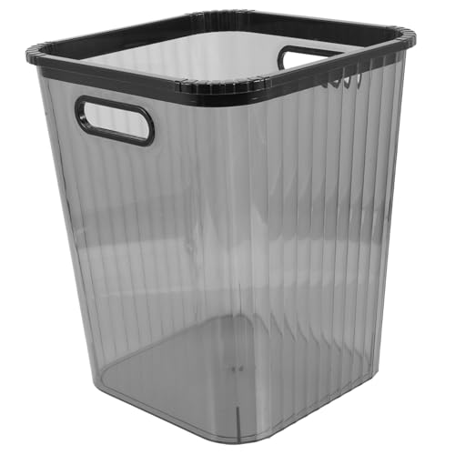 DECOMELODY Transparenter Kunststoff Mülleimer Tragbarer Abfallbehälter für Schlafzimmer Bad Küche Robuster Haushalts Abfalleimer Praktischer Müllbehälter für Ordentliche Wohnräume DECOMELODY Transparenter Kunststoff Mülleimer Tragbarer Abfallbehälter für Schlafzimmer Bad Küche Robuster Haushalts Abfalleimer Praktischer Müllbehälter für Ordentliche Wohnräume von DECOMELODY