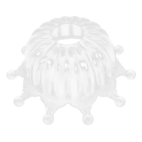 DECOMELODY Transparenter Lampenschirm Robustem Kunststoff Dekorativer Lampenschirm mit Fassung für Pendelleuchte und Deckenleuchte Stilvolle Beleuchtung für Schlafzimmer DECOMELODY Transparenter Lampenschirm Robustem Kunststoff Dekorativer Lampenschirm mit Fassung für Pendelleuchte und Deckenleuchte Stilvolle Beleuchtung für Schlafzimmer von DECOMELODY