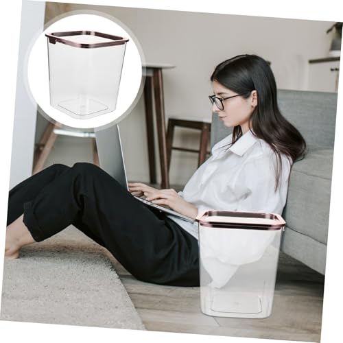 DECOMELODY Transparenter Pet Mülleimer Groß Robuster Abfallbehälter für Küche Bad Büro Stilvoller Haushalts papierkorb Leichter Vielseitiger Abfallkorb mit Modernem Design DECOMELODY Transparenter Pet Mülleimer Groß Robuster Abfallbehälter für Küche Bad Büro Stilvoller Haushalts papierkorb Leichter Vielseitiger Abfallkorb mit Modernem Design von DECOMELODY