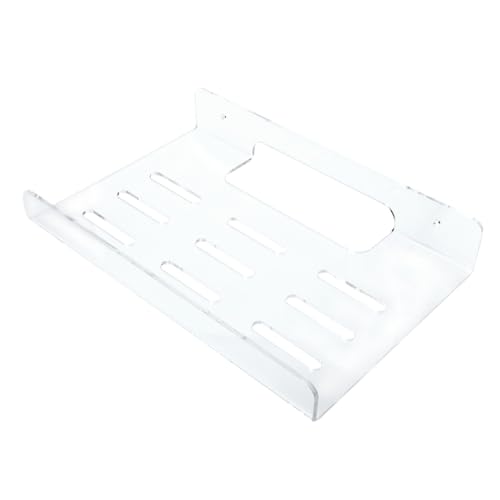 DECOMELODY Transparenter Wandhalter Router Ablagefach aus Langlebiger Aufbewahrungsständer für WLAN Router Lautsprecher und Projektor Platzsparendes Einfach zu Montierendes Teiliges für von DECOMELODY