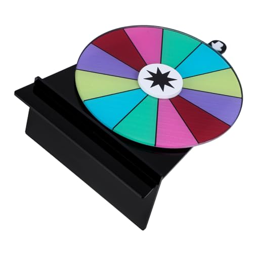 DECOMELODY Trocken Abwischbares Acryl mit Ständer Drehbares Kreatives Spielrad für Party Hochzeit Beschreibbares Tisch Preisrad Wiederverwendbares Roulette DECOMELODY Trocken Abwischbares Acryl mit Ständer Drehbares Kreatives Spielrad für Party Hochzeit Beschreibbares Tisch Preisrad Wiederverwendbares Roulette von DECOMELODY