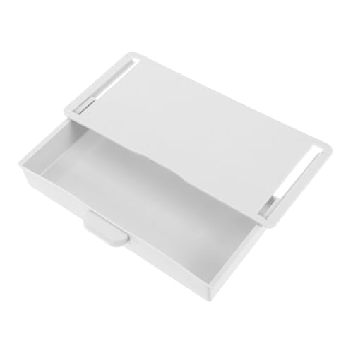 DECOMELODY Untertisch Schubladenbox Selbstklebende Versteckte Organizer Für Schreibtisch Platzsparend Für Stifte Bürobedarf von DECOMELODY