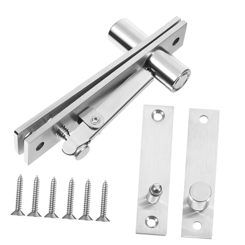 DECOMELODY Unsichtbare Tür-drehgelenke Schwere Edelstahl-scharnier für Holz Geheimtüren Rotation Ultra-dünnes Belastbares Pivot-scharnier für Bücherregal-hardware von DECOMELODY