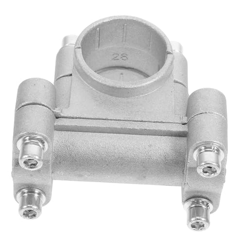 DECOMELODY Verstellbare Aluminiumgriffhalterung für Rasenmähergriff Langlebige Klemme für Freischneider und Aufsitzmäher Ergonomischer Trimmerhalter mit Verbesserter Stabilität Kompatibel von DECOMELODY