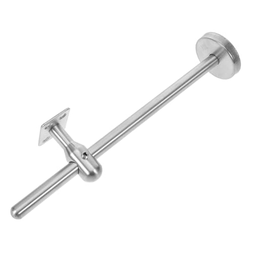 DECOMELODY Verstellbarer Handlaufhalter aus Edelstahl für Treppen Innenbereich Wandbefestigung Handlaufhalterung Kompatibel Stahlgeländern Modernes Minimalistisches Design Stabile von DECOMELODY