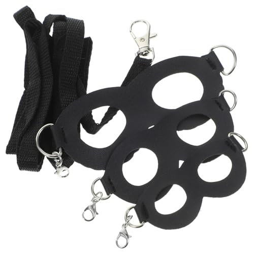 DECOMELODY Verstellbares Bartagamen Geschirr und Leine für Kleine Reptilien Leichtes Kreatives Design Geeignet für Bartdrachen und Andere Kleine Haustiere für Outdoor und Festtagskostüme von DECOMELODY