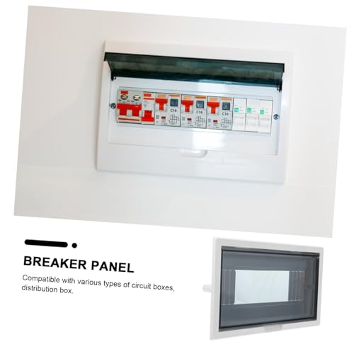 DECOMELODY Verteilerkasten Abdeckung aus Robustem Kunststoff Schutzpanel für Innen und Außenbereich Kompatibel mit Verschiedenen Sicherungskästen Langlebiger Schutz gegen Schmutz und von DECOMELODY