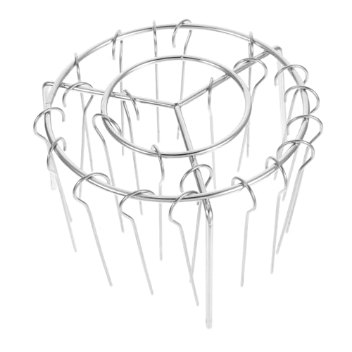 DECOMELODY Vertikaler Bbq Spießständer aus Edelstahl Stapelbares Grillrost für Heißluftfritteuse und Backofen Hoher Spießhalter mit Großer Kapazität Vielseitig für Fleisch Gemüse Grillabend DECOMELODY Vertikaler Bbq Spießständer aus Edelstahl Stapelbares Grillrost für Heißluftfritteuse und Backofen Hoher Spießhalter mit Großer Kapazität Vielseitig für Fleisch Gemüse Grillabend von DECOMELODY