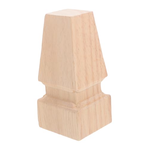DECOMELODY Holz Möbelbeine Quadratisch Europäisch Geschnitzte Tischfüße Aus Massivem Holz Für Tisch Schrank Und Sofa Ersatzmöbelbeine von DECOMELODY