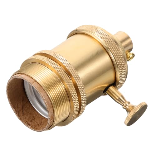 DECOMELODY Vintage Lamp Socket mit Drehknopf Retro Lampenfassung für DIY Pendelleuchten Langlebig und Installieren für Wohnzimmer und Schlafzimmer DECOMELODY Vintage Lamp Socket mit Drehknopf Retro Lampenfassung für DIY Pendelleuchten Langlebig und Installieren für Wohnzimmer und Schlafzimmer von DECOMELODY