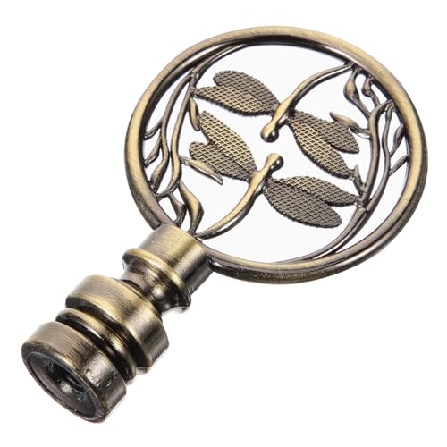 DECOMELODY Vintage Lampenknopf Dekoratives Ersatz endstück für Stehlampe und Tischlampe Retro farbiger Lampenknauf mit Gewinde zur Lampenschirmdekoration Vielseitiges Zubehör für von DECOMELODY